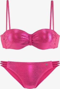 Jette Bandeau Bikinis Bandeau Bikini Dames Magenta
