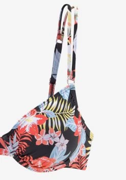 S.Oliver Bikini Tops Met Beugel T-shirt Bh Bikinitop Dames Zwart -Bikini Verkoop 03297bffe86417fe5aa33be234e163e5