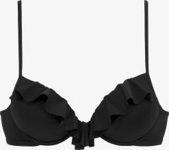 S.Oliver Beugel Bikinis Push-up Bikini Dames Zwart