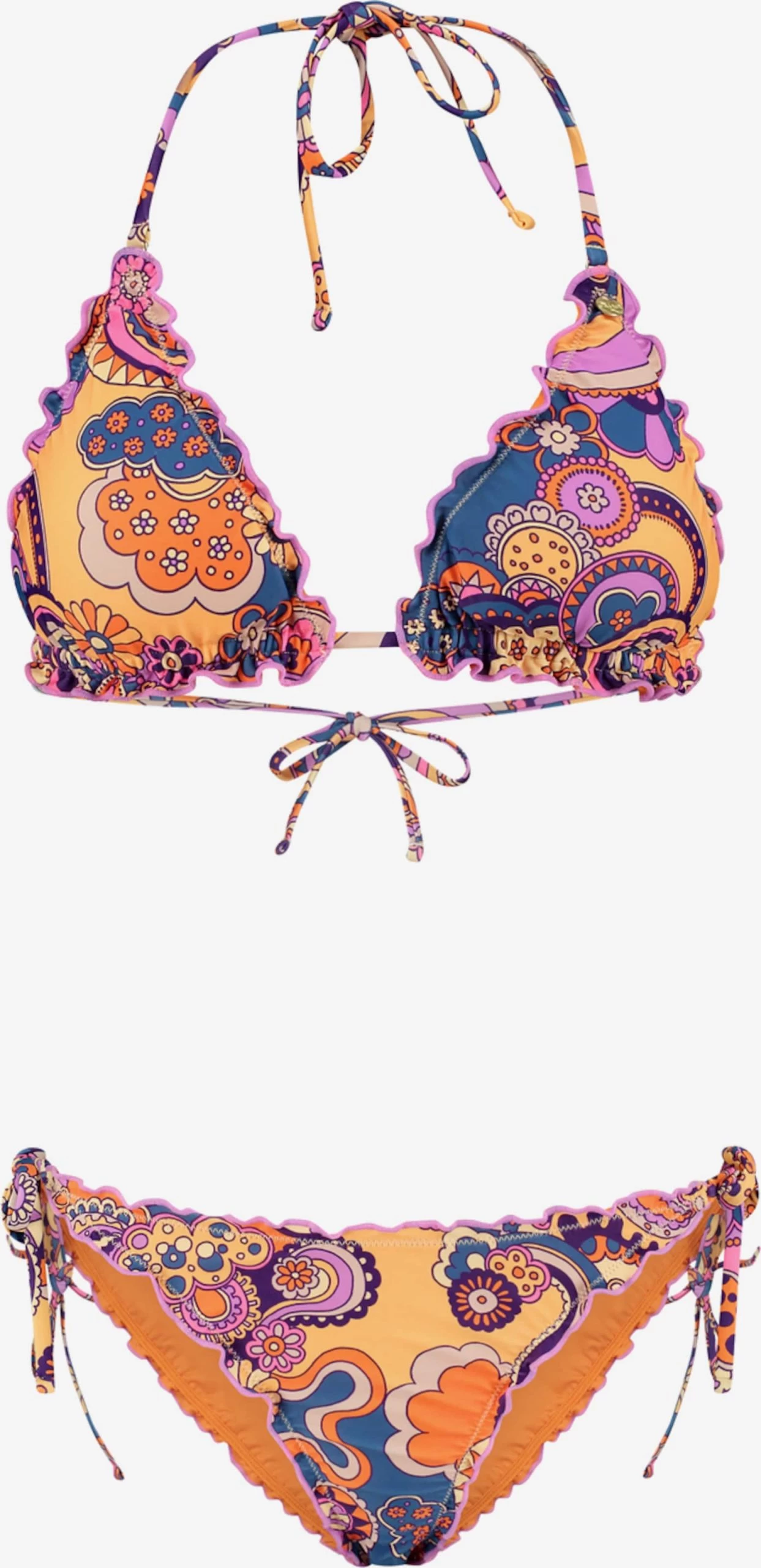 Shiwi Triangel Bikinis Triangel Bikini Liz Dames Lichtoranje 3 Shiwi Triangel Bikinis Triangel Bikini Liz Dames Lichtoranje