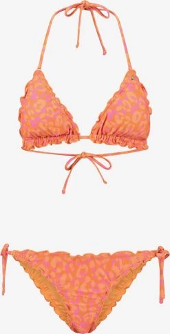 Shiwi Triangel Bikinis Triangel Bikini Liz Dames Oranje / Lichtoranje