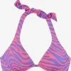 VENICE BEACH Bikini Tops Met Beugel Triangel Bikinitop Dames Lila / Pink