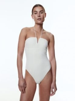 EDITED Bandeau Badpakken Bandeau Badpak Xaly Dames Wit -Bikini Verkoop 139c7773244abb598aea5f868930c540