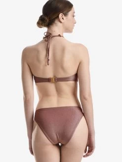 Wolford Halter Badpakken Badpak Disco One Piece Dames Brons -Bikini Verkoop 169094f70c28bbf576a4f928fee4d7b0