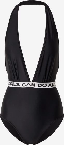 Zadig & Voltaire Halter Badpakken Triangel Badpak Whitehaven Dames Zwart