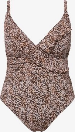 Badpakken Zonder Beugel Triangel Badpak Dames Bruin