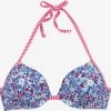 S.Oliver Bikini Tops Met Beugel Push-up Bikinitop Jill Dames Royal Blue/koningsblauw / Lichtblauw -Bikini Verkoop 2f8fbf97751a9cef44bd4c8fe8dc56fd