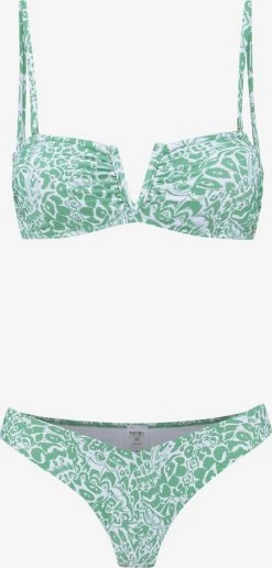 Shiwi Bandeau Bikinis Bandeau Bikini Dames Smaragd