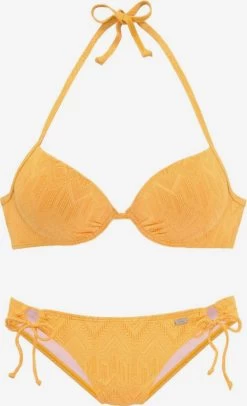 Buffalo Beugel Bikinis Push-up Bikini Dames Geel
