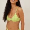 NA-KD Bikini Tops Met Beugel Triangel Bikinitop Dames Lichtgroen -Bikini Verkoop 31565b1e52a47ad33f8cc6020723b5eb