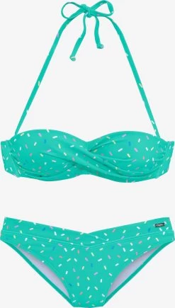 Buffalo Grote Cups Balconette Bikini Dames Jade Groen