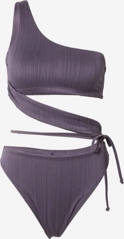 Hunkemöller Badpakken Zonder Beugel Bustier Badpak Lisbon Dames Pruim