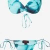 NASTY GAL Triangel Bikinis Triangel Bikini Dames Petrol / Smaragd / Mintgroen