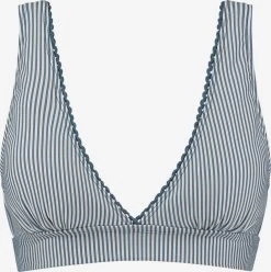 Shiwi Triangel Bikini Tops Triangel Bikinitop Dames Lichtblauw / Wit