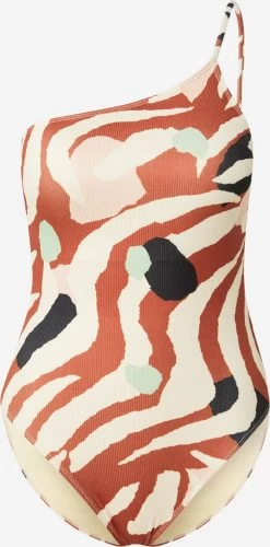 WAREHOUSE Grote Cups Badpak Dames Cognac