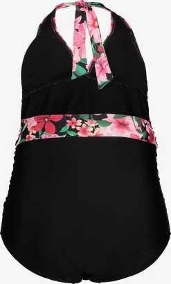 Ulla Popken Halter Badpakken Badpak Dames Gemengde Kleuren / Zwart -Bikini Verkoop 4035d47add7e584f273a837012a19019