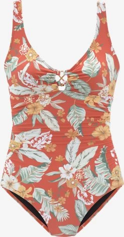 Sunseeker Badpakken Zonder Beugel Bustier Badpak Dames Lichtoranje / Donkeroranje