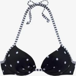 S.Oliver Push-up Bikini Tops Push-up Bikinitop Audrey Dames Zwart