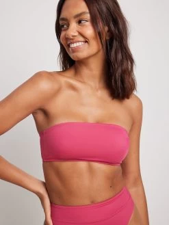 NA-KD Bandeau Bikini Tops Bandeau Bikinitop Dames Rood
