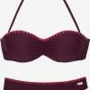 Buffalo Bandeau Bikinis Bandeau Bikini Dames Aubergine -Bikini Verkoop 4af3abf53a6f9be64443d7d142899f0b