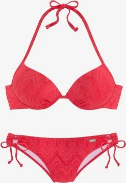 Buffalo Push-up Bikinis Push-up Bikini Dames Rood