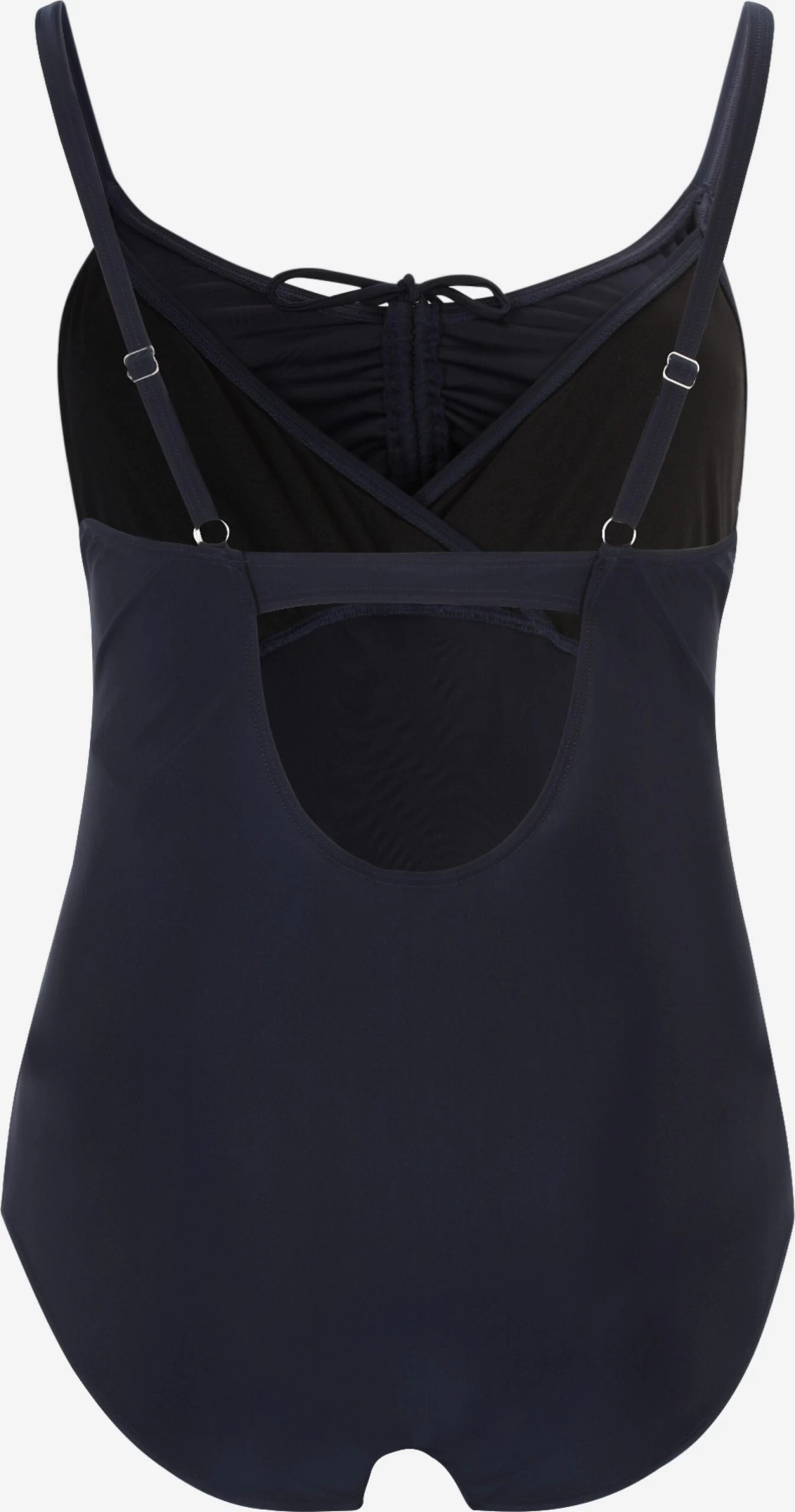 Grote Cups Bustier Badpak Halima Dames Nachtblauw 4 Grote Cups Bustier Badpak Halima Dames Nachtblauw - Afbeelding 2