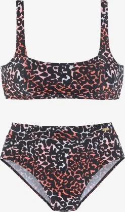 Buffalo Grote Cups Bustier Bikini Dames Gemengde Kleuren
