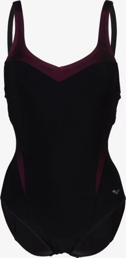 Arena Corrigerende Badpakken Bustier Shaping-badpak Bodylift Isabel Dames Zwart