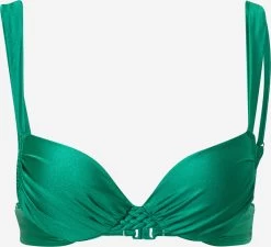 Hunkemöller Grote Cups T-shirt Bh Bikinitop Antigua Dames Grasgroen