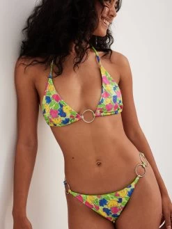 NA-KD Triangel Bikini Tops Triangel Bikinitop Dames Groen