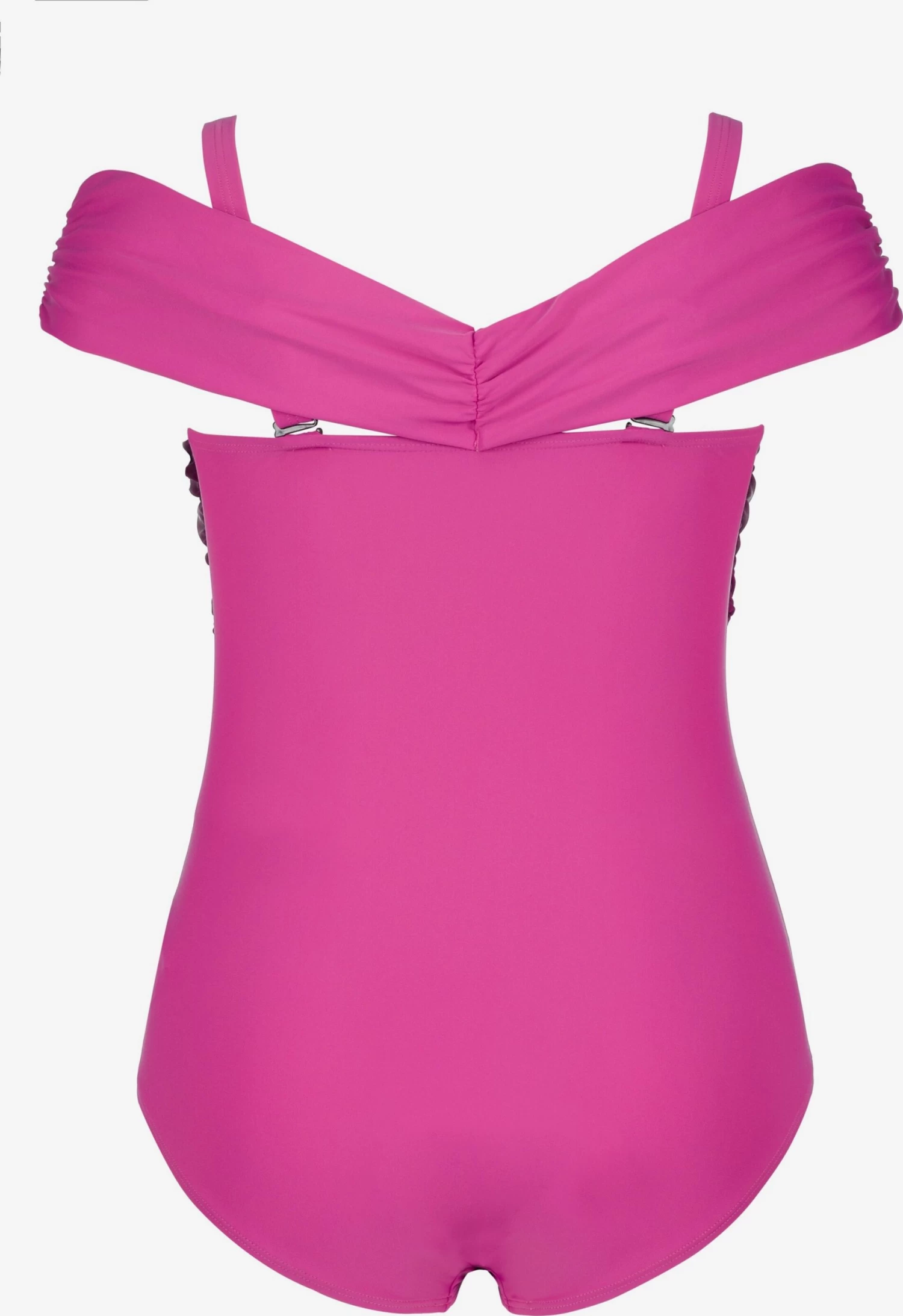 Ulla Popken Grote Cups Badpak Dames Pink 4 Ulla Popken Grote Cups Badpak Dames Pink - Afbeelding 2