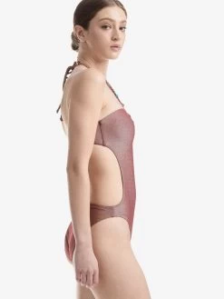 Wolford Halter Badpakken Badpak Disco One Piece Dames Brons -Bikini Verkoop 5e635865c500ae4785edb79cbf99069f