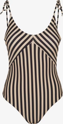 Vero Moda Grote Cups Triangel Badpak ANJU Dames Beige / Zwart