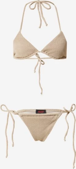 Triangel Bikinis Triangel Bikini Dames Beige
