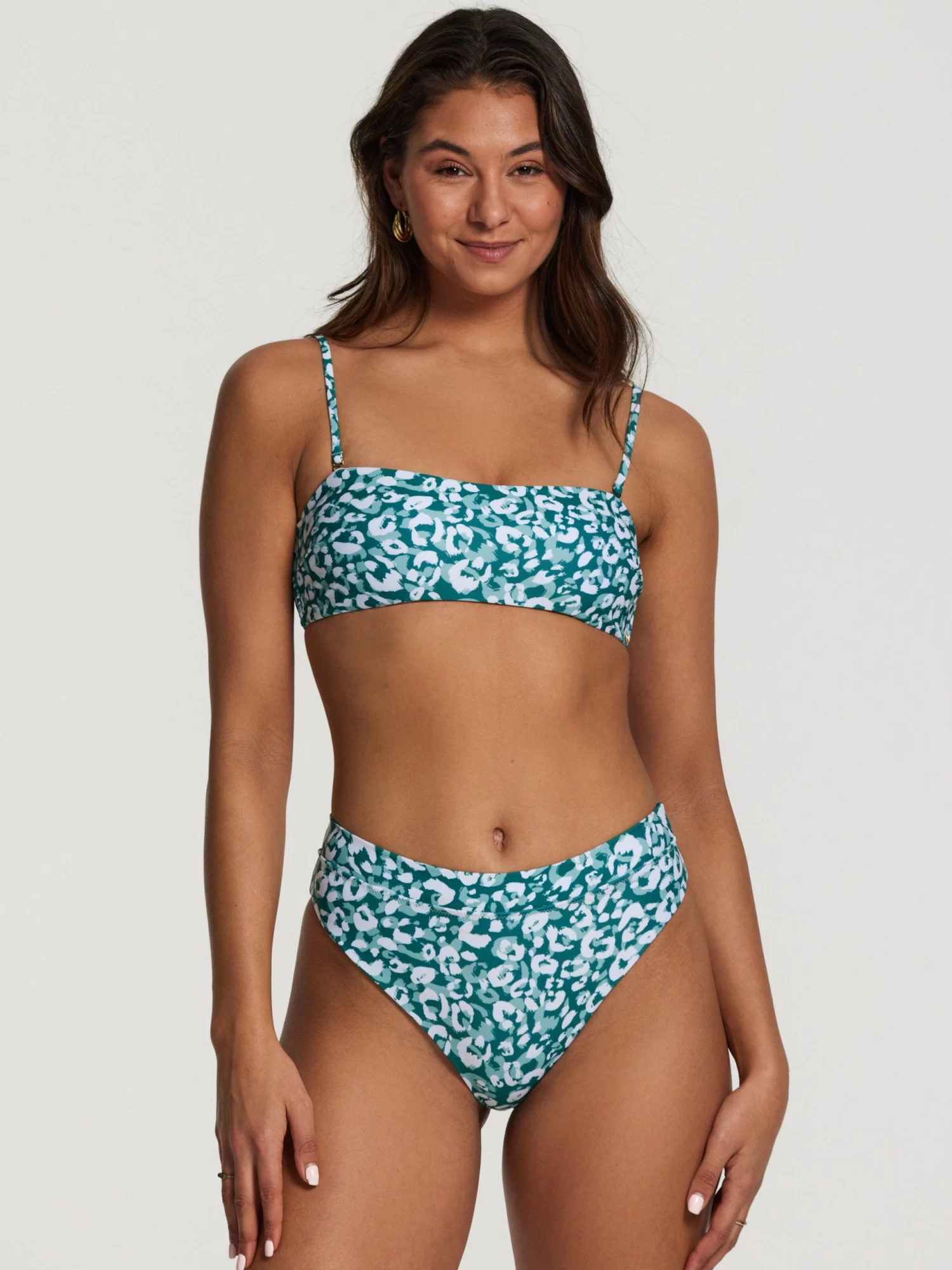 Shiwi Bandeau Bikinis Bandeau Bikini Lola Dames Smaragd / Jade Groen 4 Shiwi Bandeau Bikinis Bandeau Bikini Lola Dames Smaragd / Jade Groen - Afbeelding 2