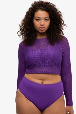 Grote Cups Bikinitop Dames Donkerlila -Bikini Verkoop 697e61526d8adb36544a5501c997e701