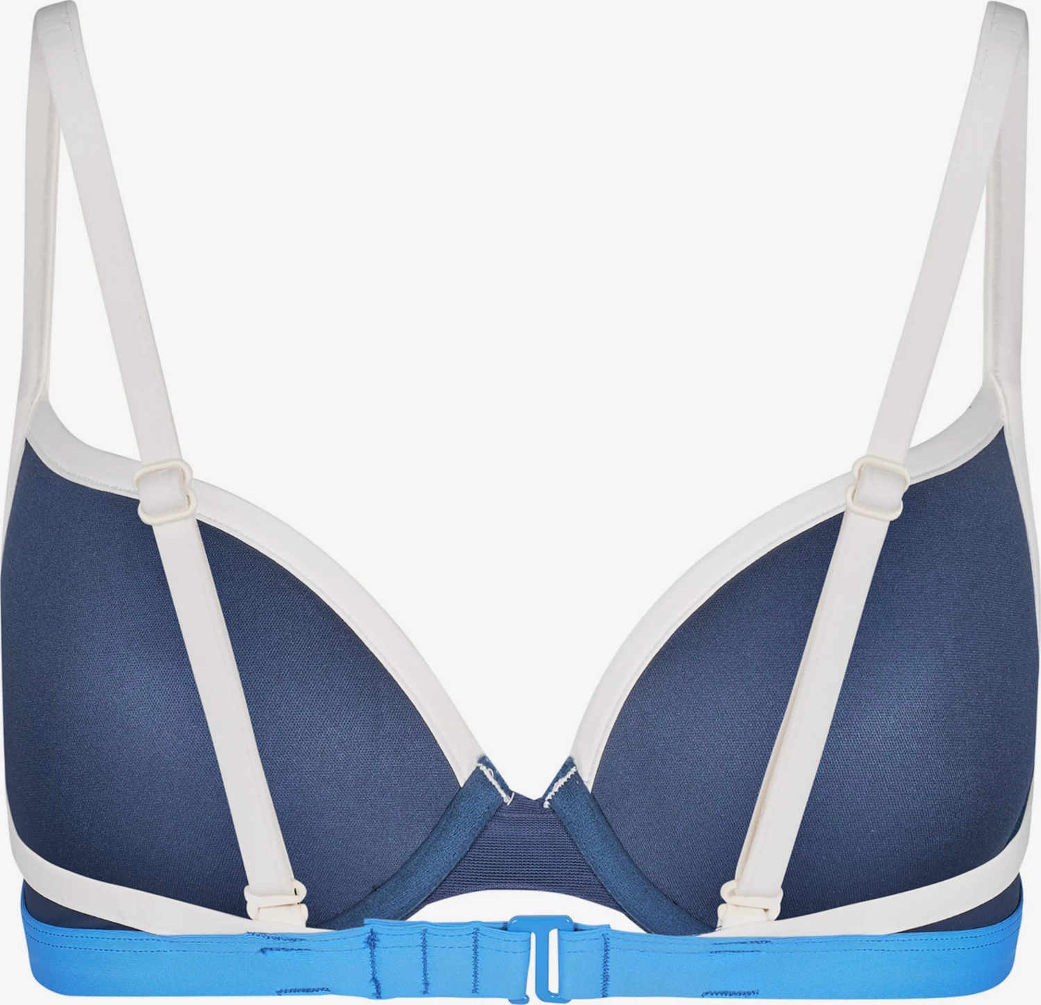 Skiny Bikini Tops Met Beugel T-shirt Bh Bikinitop Dames Lichtblauw / Donkerblauw 4 Skiny Bikini Tops Met Beugel T-shirt Bh Bikinitop Dames Lichtblauw / Donkerblauw - Afbeelding 2
