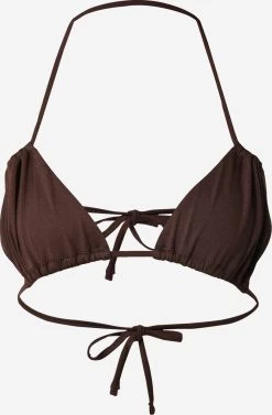 WEEKDAY Triangel Bikini Tops Triangel Bikinitop Dames Bruin