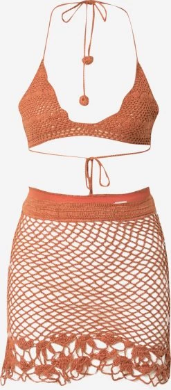 NASTY GAL Triangel Bikinis Triangel Bikini Dames Roestrood