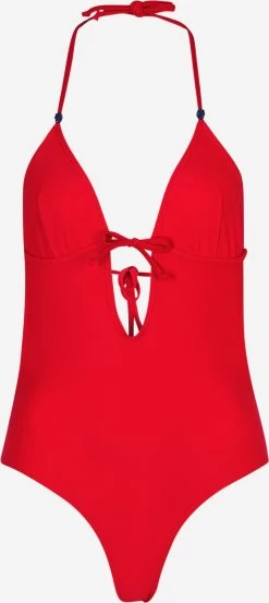 Zadig & Voltaire Halter Badpakken Triangel Badpak Dames Rood