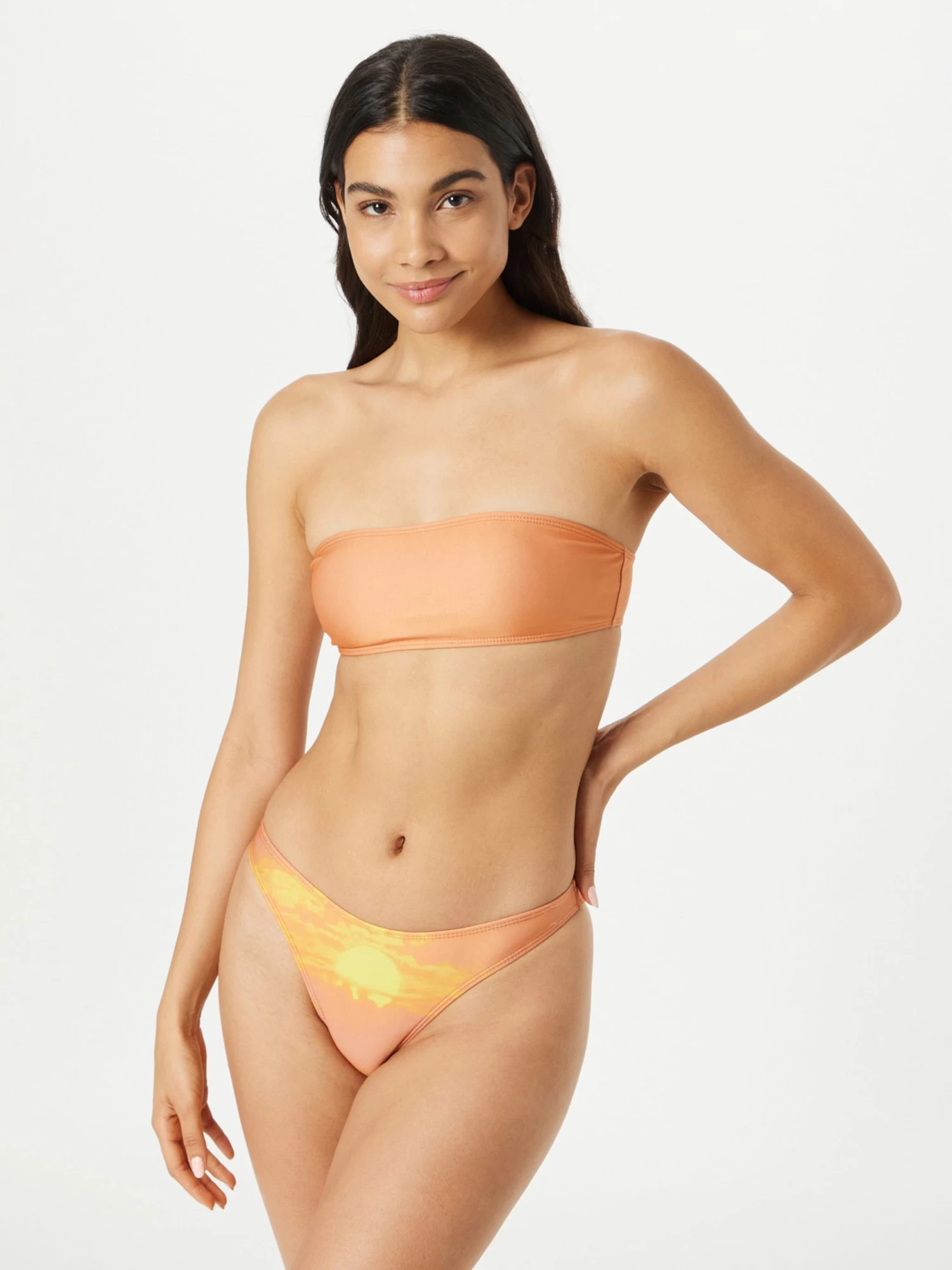 NASTY GAL Bandeau Bikinis Bandeau Bikini Dames Abrikoos 5 NASTY GAL Bandeau Bikinis Bandeau Bikini Dames Abrikoos - Afbeelding 3