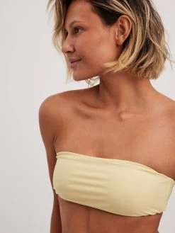 NA-KD Bandeau Bikini Tops Bandeau Bikinitop Dames Beige