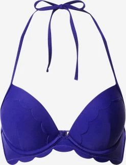 Hunkemöller Push-up Bikini Tops Regular Bikinitop Scallop Dames Indigo