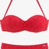 Buffalo Bandeau Bikinis Bandeau Bikini Dames Rood -Bikini Verkoop 88354156949b43d9be96d9dd34aa8688