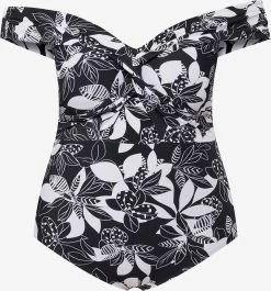 Ulla Popken Halter Badpakken Badpak Dames Zwart / Wit 7 Ulla Popken Halter Badpakken Badpak Dames Zwart / Wit -Bikini Verkoop 8ee47ef0faa5818d82b1c21b22423e68