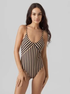Vero Moda Grote Cups Triangel Badpak ANJU Dames Beige / Zwart 9 Vero Moda Grote Cups Triangel Badpak ANJU Dames Beige / Zwart -Bikini Verkoop 930cda67436fecf2317963f08baa43ef