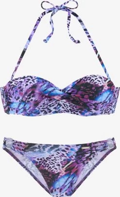 Bruno Banani Bandeau Bikinis Bandeau Bikini Dames Pruim / Sering