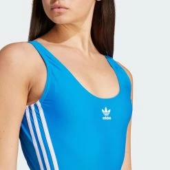 Adidas Originals Grote Cups Bustier Badpak Adicolor Dames Blauw -Bikini Verkoop 991747ee9228aff4f6dc25ca1a705aff