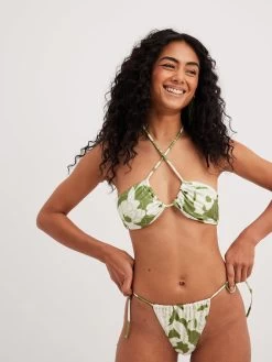 NA-KD Balconette Bikini Tops Balconette Bikinitop Dames Groen