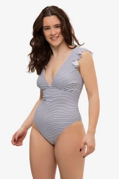 Grote Cups Triangel Badpak Dames Navy / Wit -Bikini Verkoop 9a1f7fc0d83548b8aa9dc937c4506fb5